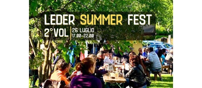 Il 26 luglio si brinda sotto le stelle con la Leder Summer Fest – Vol.
